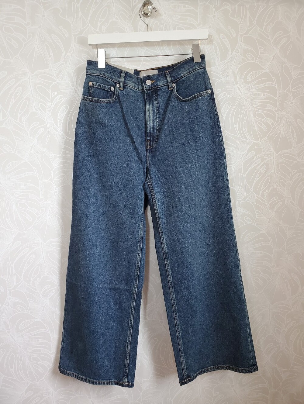 NEW Everlane the way high Wide Leg Sailor Jeans Women's 29 Short - Picture 5 of 11